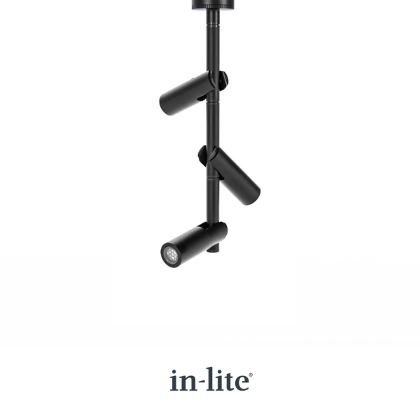 in-lite AIM CEILING plafondset – 1 armatuur, 3 lichtpunten