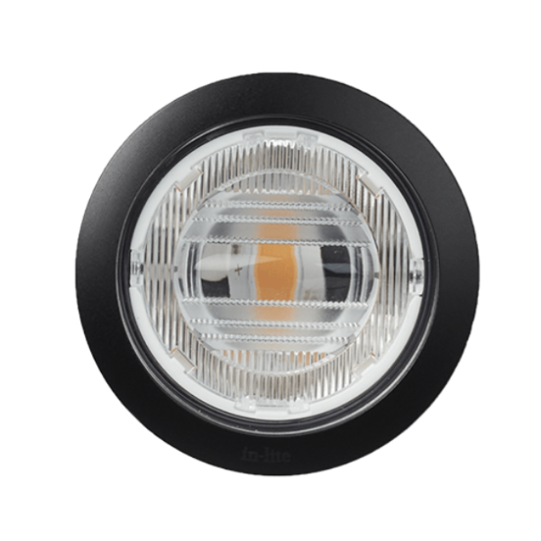 In-lite BIG FLUX ASYMMETRIC – asymmetrische grondspot voor vlakken en balken, in drie ringkleuren