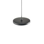 In-lite DISC PENDANT – zwarte buitenhanglamp Ø 200 mm