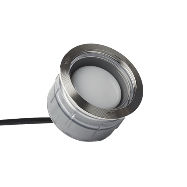 In-lite FUSION – zachte niet-verblindende grondspot voor routes, in drie ringkleuren