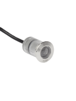In-lite HYVE 22 – mini-grondspot met subtiel honingraatpatroon, in drie ringkleuren