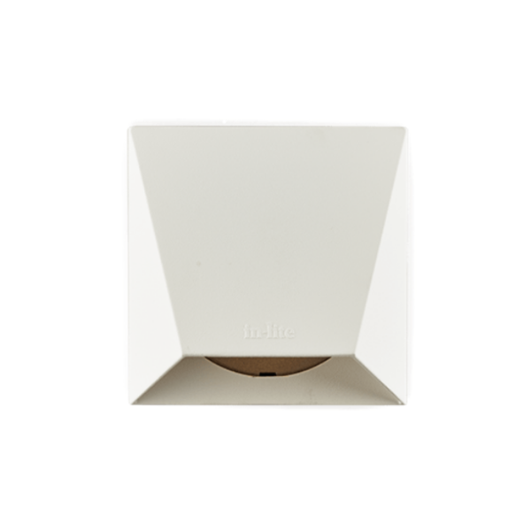 In-lite WEDGE – wigvormige wandlamp met breed indirect neerlicht in 3 kleuren